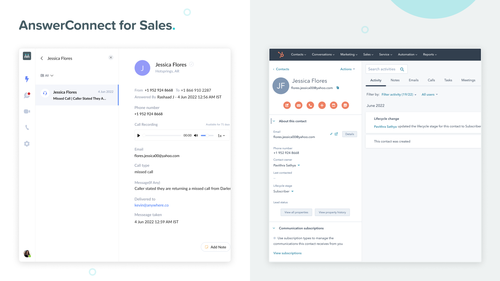 AnswerConnect for Sales