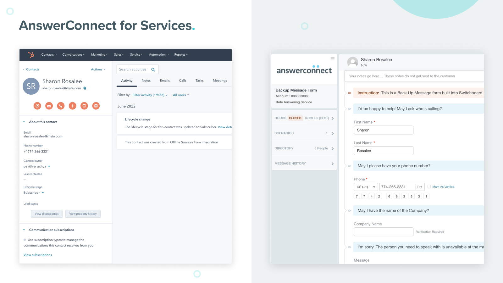 AnswerConnect for Service