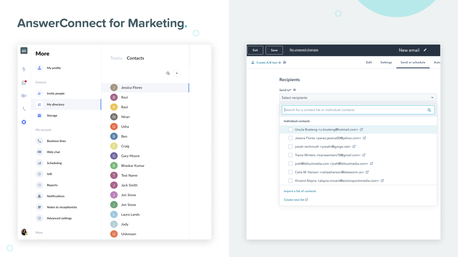 AnswerConnect for Marketing